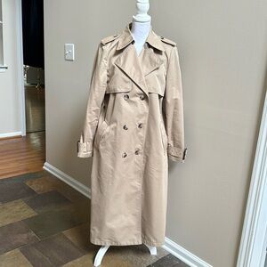 ZARA Classic Double breasted belted Trench Coat - Beige